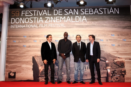 Olivier Nakache, Omar Sy, Eric Toledano, Fran�ois Cluzet