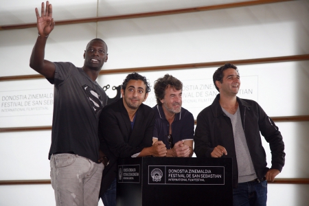 Omar Sy, Eric Toledano, Fran�ois Cluzet, Olivier Nakache
