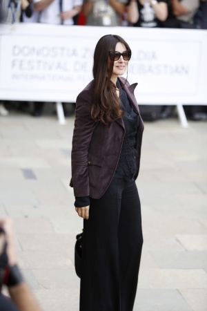Arrival of Monica Bellucci