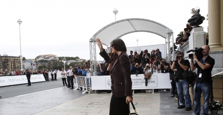 Arrival of Monica Bellucci