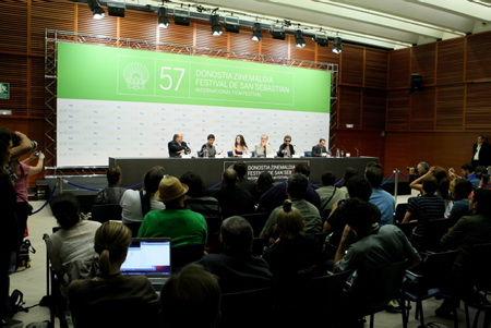 Antonio Sk�rmeta, Abel Ayala, Miranda Bodenh�fer, Fernando Trueba, Ricardo Dar�n