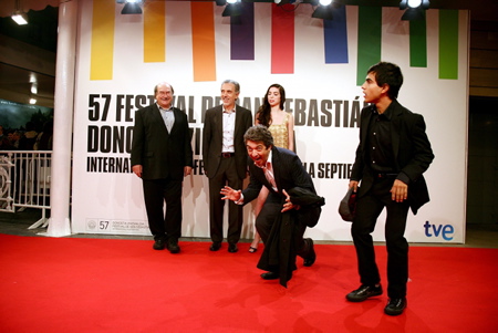 Antonio Sk�rmeta, Fernando Trueba, Miranda Bodenh�fer, Ricardo Dar�n, Abel Ayala