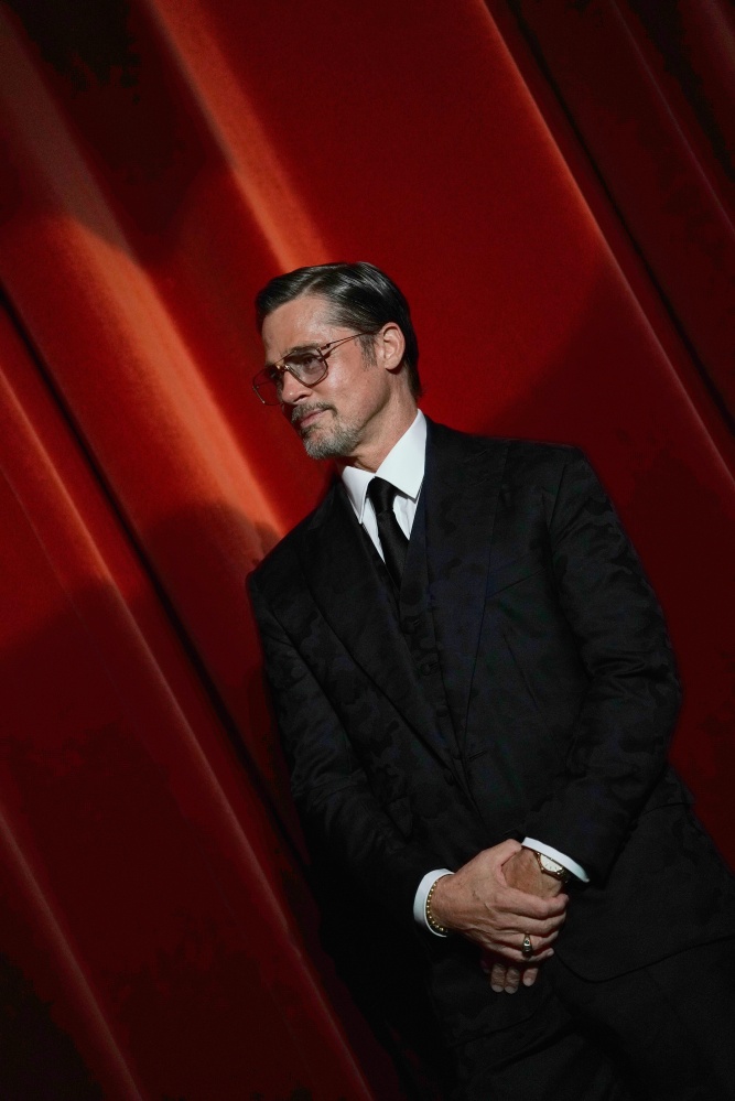 Brad Pitt durante la presentación de Heart of the Beast