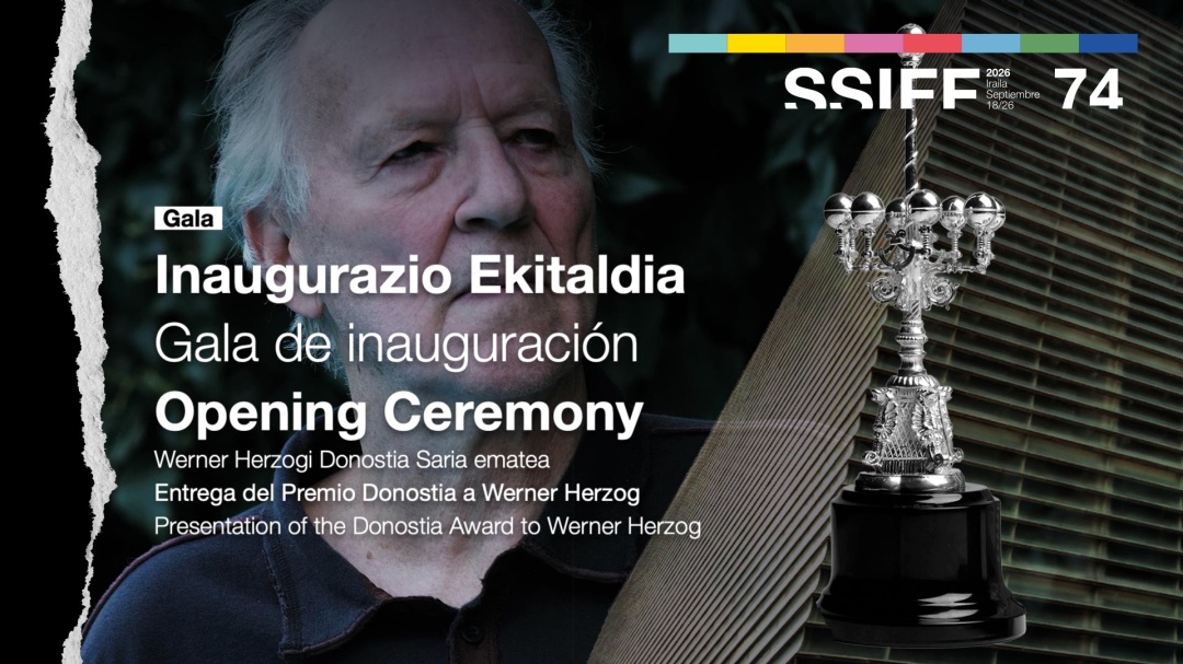 Gala de Inauguración - Gala de entrega del Premio Donostia a Werner Herzog