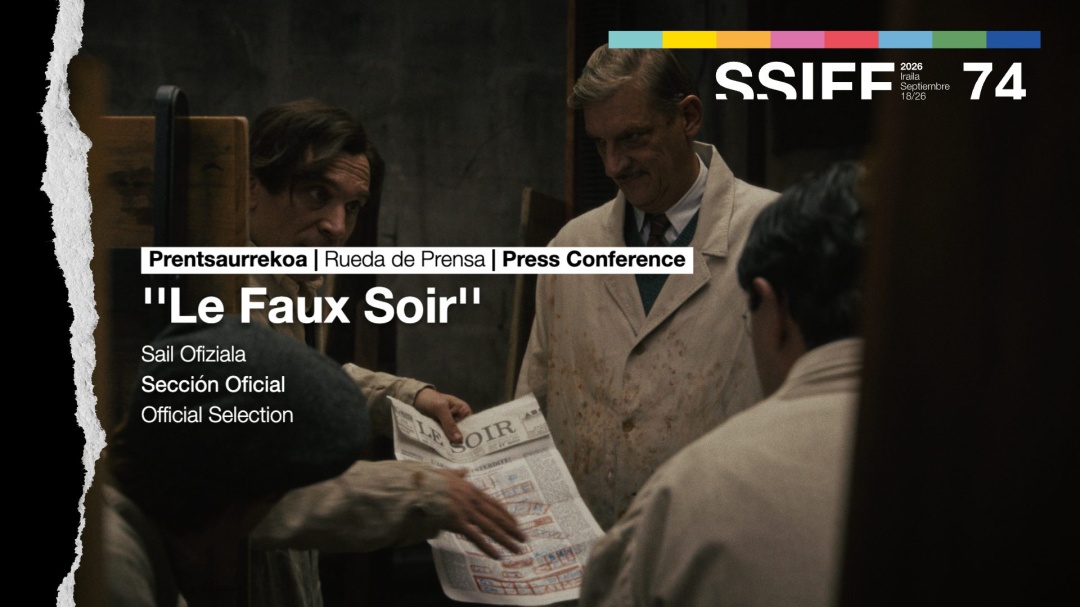 Rueda de prensa ''Le Faux Soir''