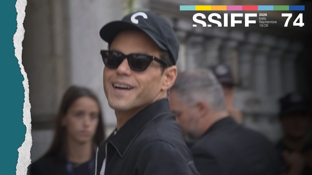 Llegada de Rami Malek
