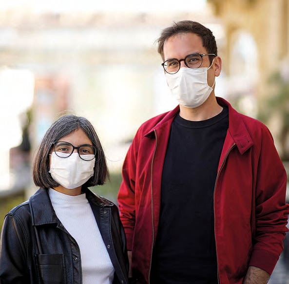Los directores del film, Helena Girón y Samuel M. Delgado.