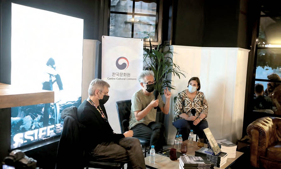 Roberto Cueto, Quim Casas and Ana Cristina Iriarte, coordinators of the book 