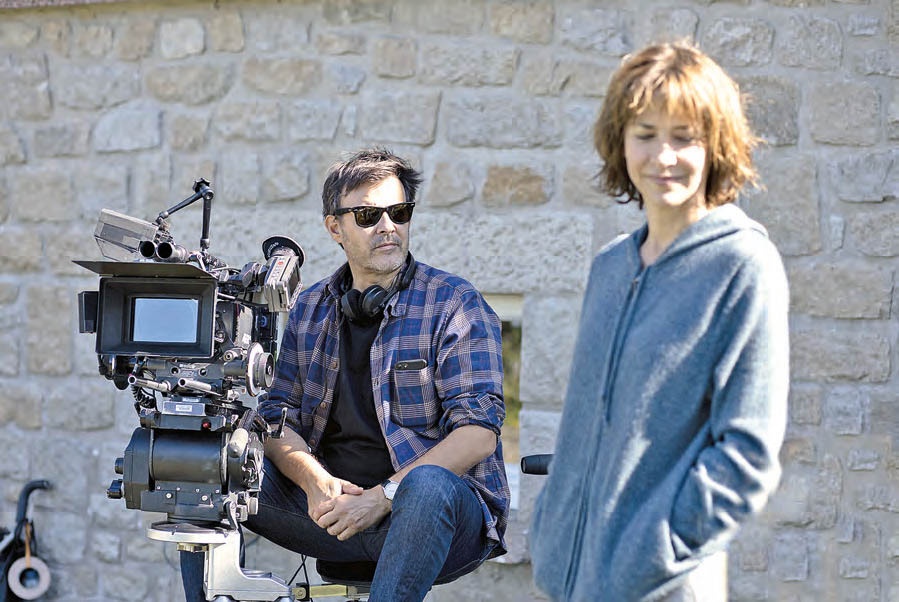 François Ozon junto a Sophie Marceau durante el rodaje de la película.